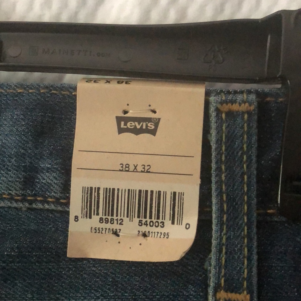 NWT LEVI’S 527 Slim Bootcut 100% Cotton 38x32 Men’s Jeans - Picture 4 of 8